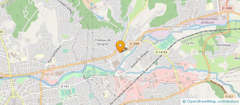 localisation de l'entreprise MONSIEUR EUGENE DUCULTY  MALEMORT