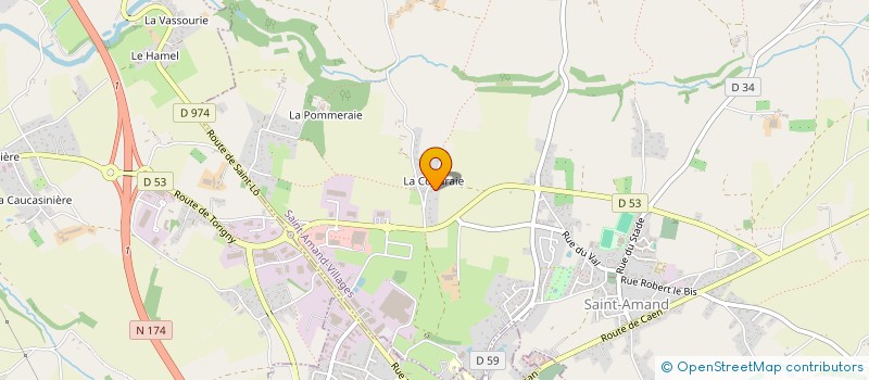 localisation de l'entreprise MONSIEUR EUGENE DUVAL à SAINT-AMAND-VILLAGES