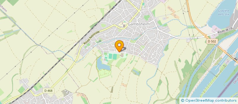 localisation de l'entreprise MONSIEUR EUGENE EBERSOLD  GAMBSHEIM