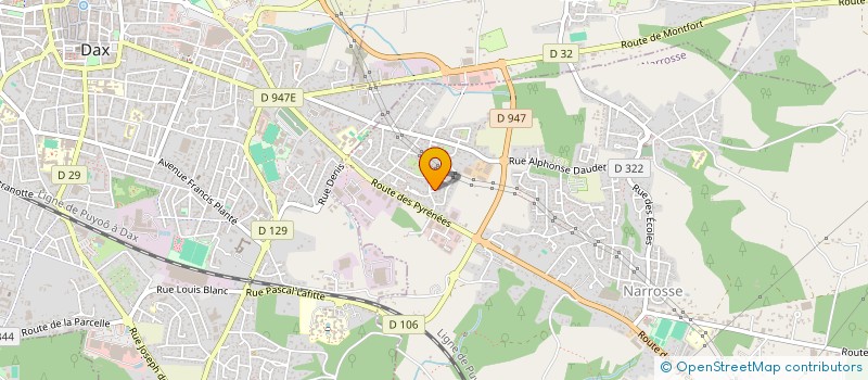 localisation de l'entreprise MONSIEUR EUGENE FIALON  SAUBUSSE