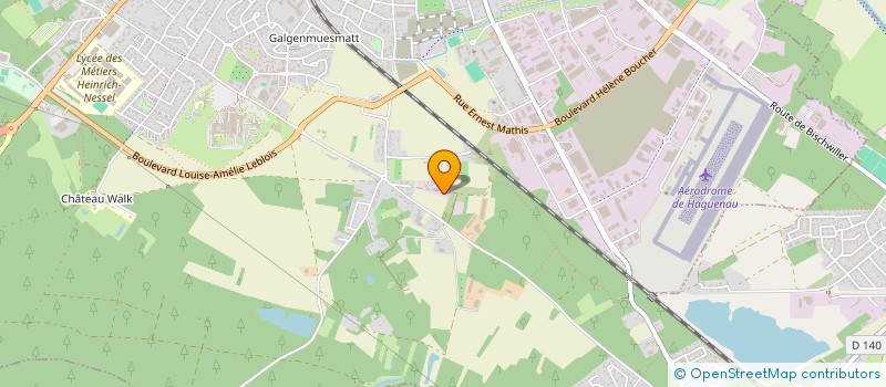 localisation de l'entreprise MONSIEUR EUGENE GACKEL  HAGUENAU