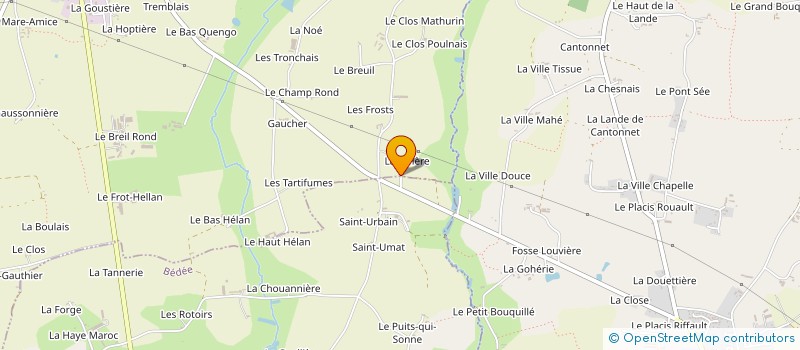 localisation de l'entreprise MONSIEUR EUGENE GALLEE  PARTHENAY-DE-BRETAGNE