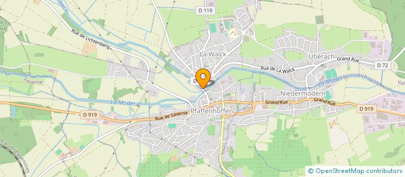 localisation de l'entreprise MONSIEUR EUGENE GEBHARDT  BUSWILLER