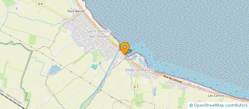 localisation de l'entreprise MONSIEUR EUGENE GEORGES à SAINT-BENOIT-DES-ONDES