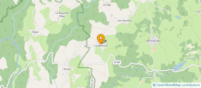 localisation de l'entreprise MONSIEUR EUGENE GERPHAGNON à SAINT PAL DE CHALENCON