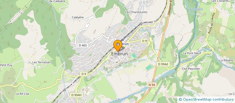 localisation de l'entreprise MONSIEUR EUGENE GILLY à EMBRUN
