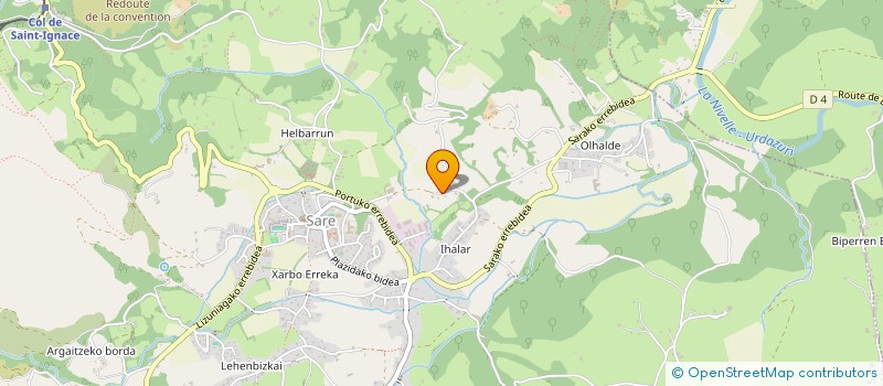 localisation de l'entreprise MONSIEUR EUGENE GONI  SAINT-PEE-SUR-NIVELLE