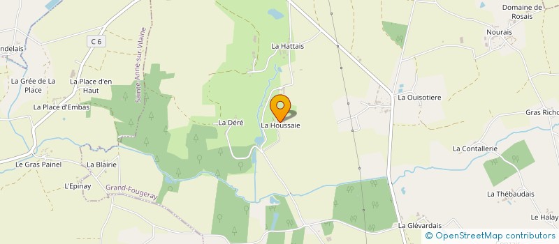 localisation de l'entreprise MONSIEUR EUGENE GUERRIER à LA DOMINELAIS