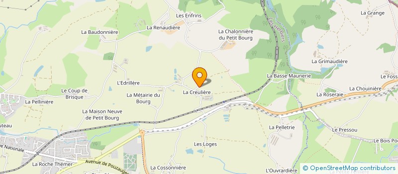 localisation de l'entreprise MONSIEUR EUGENE GUILLOTEAU à HERBIERS (LES)