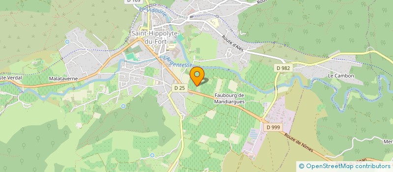 localisation de l'entreprise MONSIEUR EUGENE GUILLOU  SAINT-HIPPOLYTE-DU-FORT