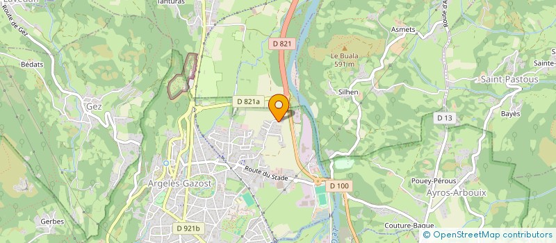 localisation de l'entreprise MONSIEUR EUGENE HARRACA  ARGELES-GAZOST