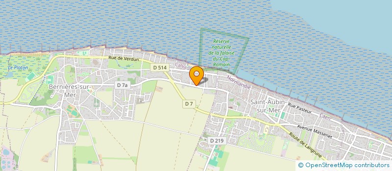 localisation de l'entreprise MONSIEUR EUGENE HAVARD  BERNIERES-SUR-MER