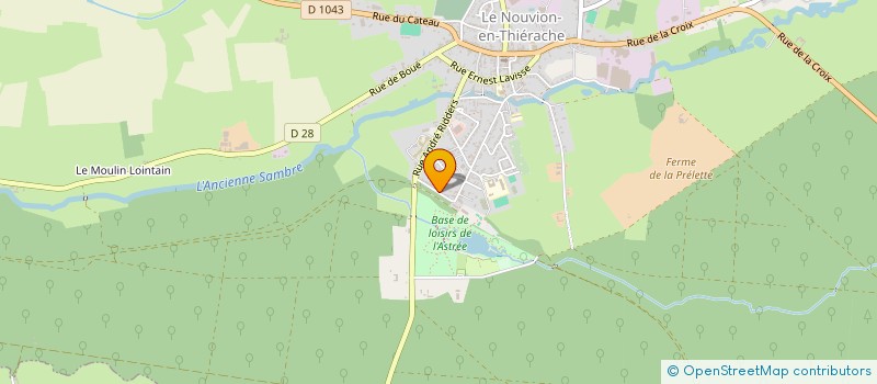 localisation de l'entreprise MONSIEUR EUGENE HEUGEBAERT à LE NOUVION-EN-THIERACHE
