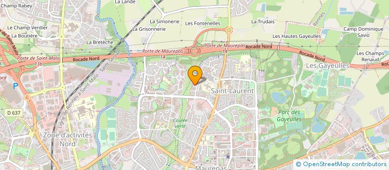 localisation de l'entreprise MONSIEUR EUGENE KATTY  RENNES