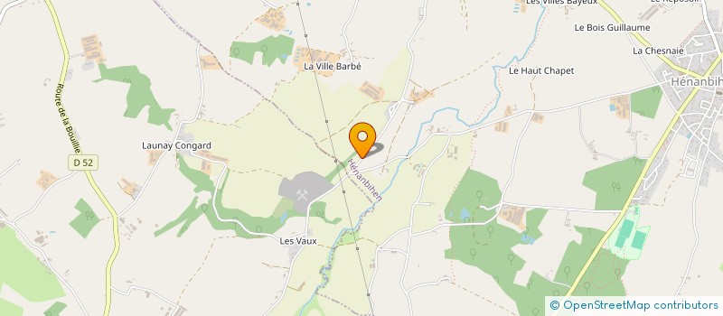 localisation de l'entreprise MONSIEUR EUGENE KERMEUR  HENANBIHEN