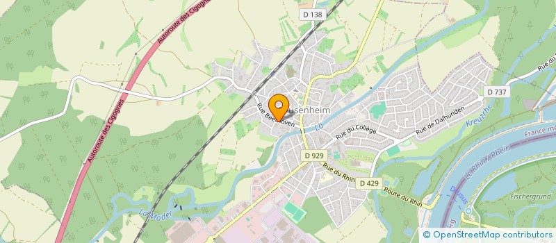 localisation de l'entreprise MONSIEUR EUGENE KORMANN  DRUSENHEIM