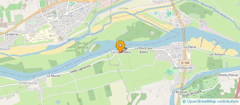 localisation de l'entreprise MONSIEUR EUGENE LANDAUER  LES PONTS-DE-CE