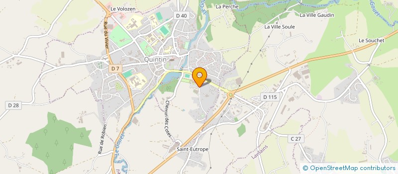 localisation de l'entreprise MONSIEUR EUGENE LANOE  SAINT-BRANDAN