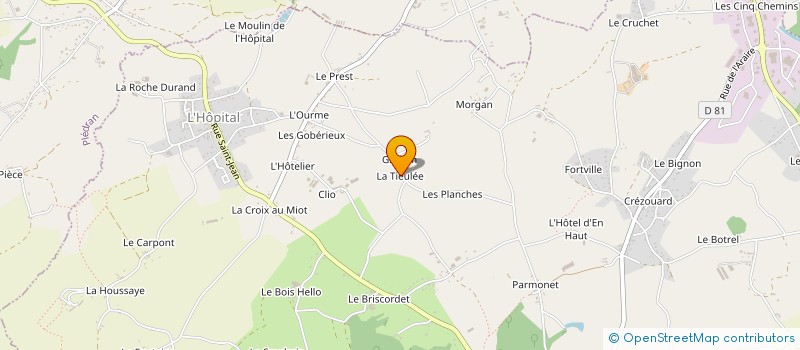 localisation de l'entreprise MONSIEUR EUGENE LE METAY  QUESSOY