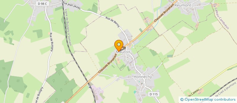 localisation de l'entreprise MONSIEUR EUGENE LECLERCQ  HONNECHY