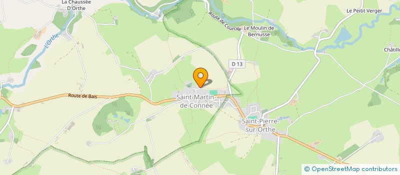 localisation de l'entreprise MONSIEUR EUGENE LECOMTE à VIMARTIN-SUR-ORTHE