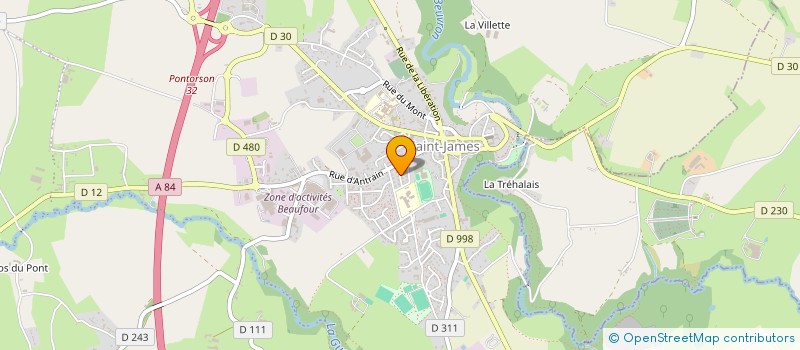 localisation de l'entreprise MONSIEUR EUGENE LEGENDRE  SAINT-JAMES