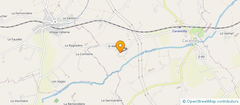 localisation de l'entreprise MONSIEUR EUGENE LEMERRE  CARANTILLY