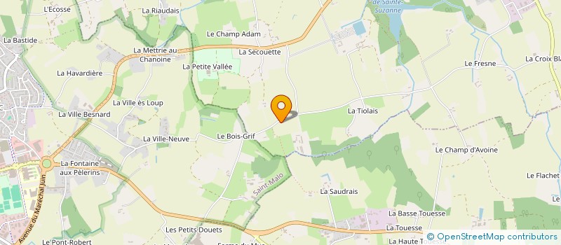 localisation de l'entreprise MONSIEUR EUGENE LEROUX  SAINT-COULOMB