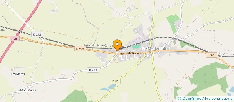 localisation de l'entreprise MONSIEUR EUGENE LESAGE à LE MERLERAULT