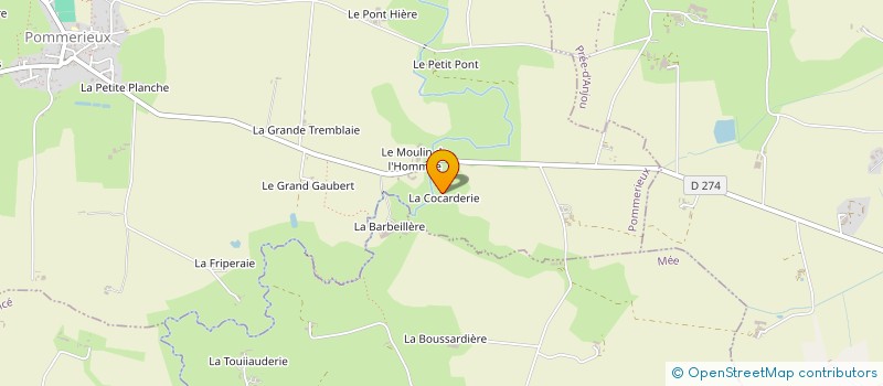 localisation de l'entreprise MONSIEUR EUGENE LETESSIER à POMMERIEUX