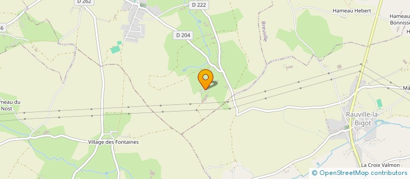 localisation de l'entreprise MONSIEUR EUGENE LETOURNEUR  BRICQUEBOSQ