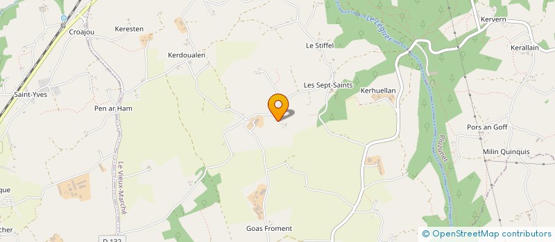 localisation de l'entreprise MONSIEUR EUGENE LEVOT  LE VIEUX-MARCHE