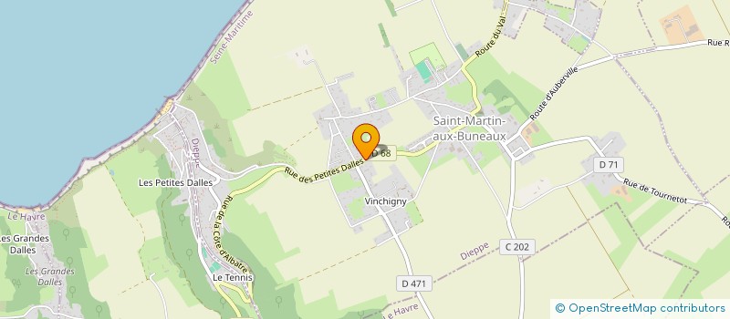 localisation de l'entreprise MONSIEUR EUGENE LILA  SAINT-MARTIN-AUX-BUNEAUX