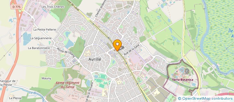 localisation de l'entreprise MONSIEUR EUGENE MAROLLEAU à AVRILLE