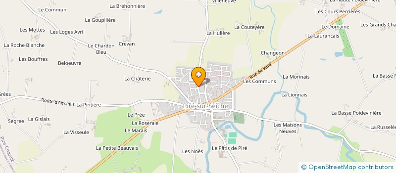 localisation de l'entreprise MONSIEUR EUGENE MELLET  PIRE-CHANCE