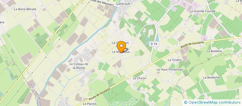 localisation de l'entreprise MONSIEUR EUGENE MENARD à SAINT-JULIEN-DE-CONCELLES