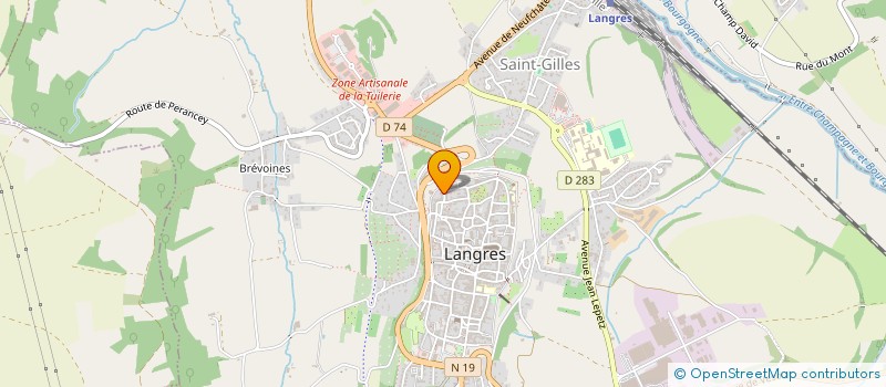 localisation de l'entreprise MONSIEUR EUGENE MENU à LANGRES