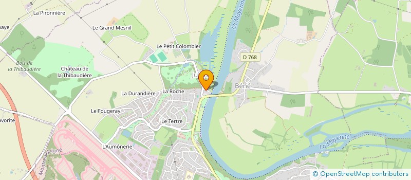 localisation de l'entreprise MONSIEUR EUGENE MICHEL à MONTREUIL-JUIGNE