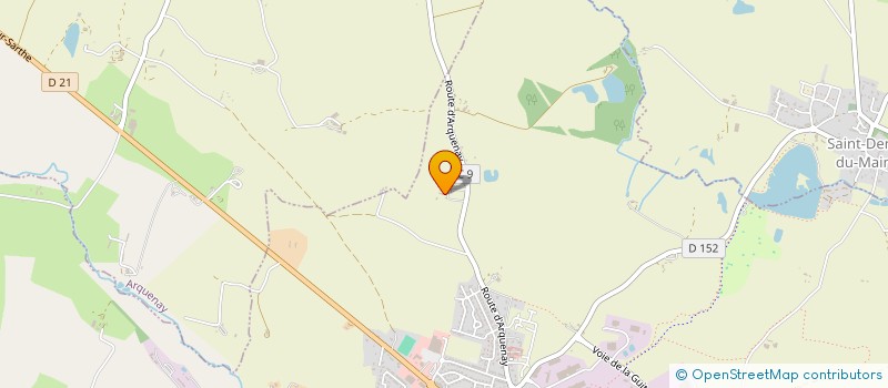 localisation de l'entreprise MONSIEUR EUGENE MONSIMERT  MESLAY-DU-MAINE