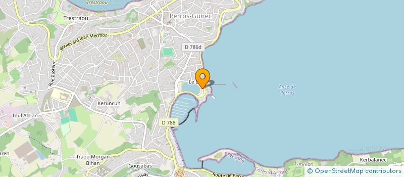 localisation de l'entreprise MONSIEUR EUGENE NEDELEC à PERROS-GUIREC