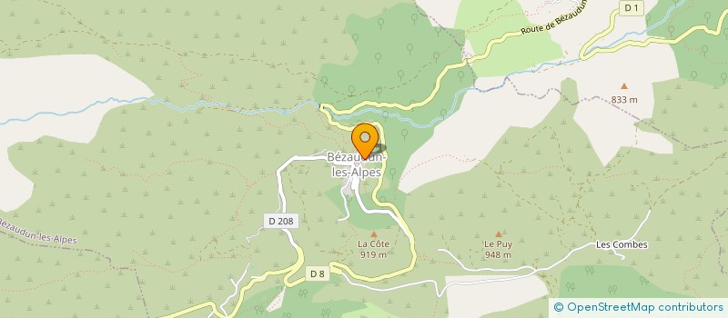 localisation de l'entreprise MONSIEUR EUGENE PORTA  BEZAUDUN-LES-ALPES