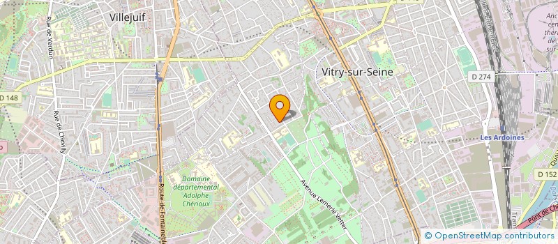 localisation de l'entreprise MONSIEUR EUGENE PRADELOUX  VITRY-SUR-SEINE