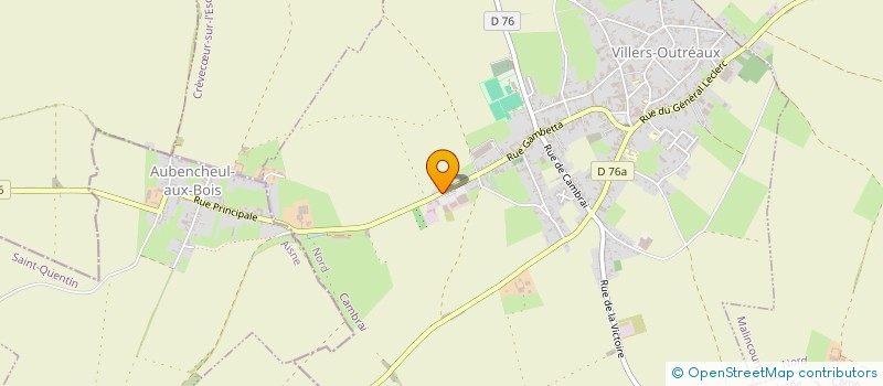 localisation de l'entreprise MONSIEUR EUGENE QUENNESSON  VILLERS-OUTREAUX