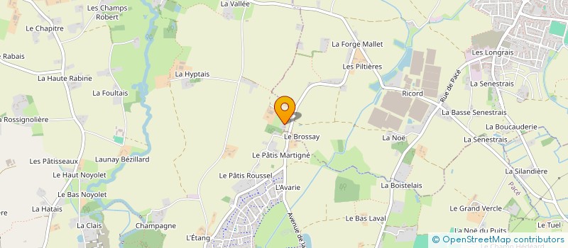 localisation de l'entreprise MONSIEUR EUGENE RIAND à PACE