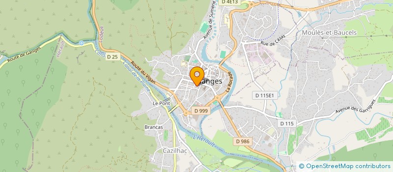 localisation de l'entreprise MONSIEUR EUGENE RIBET  GANGES