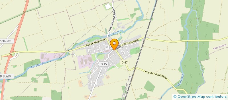 localisation de l'entreprise MONSIEUR EUGENE RICH  MERXHEIM