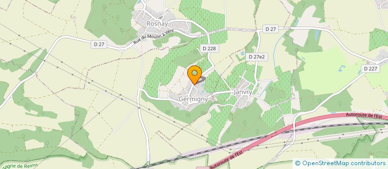 localisation de l'entreprise MONSIEUR EUGENE RONSEAUX  GERMIGNY