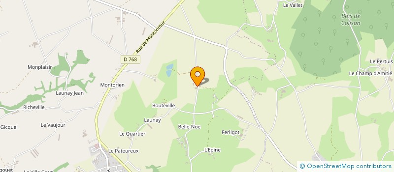 localisation de l'entreprise MONSIEUR EUGENE ROUILLE  PLOUGUENAST-LANGAST