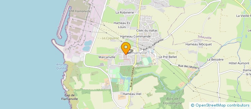 localisation de l'entreprise MONSIEUR EUGENE ROULLAND à FLAMANVILLE
