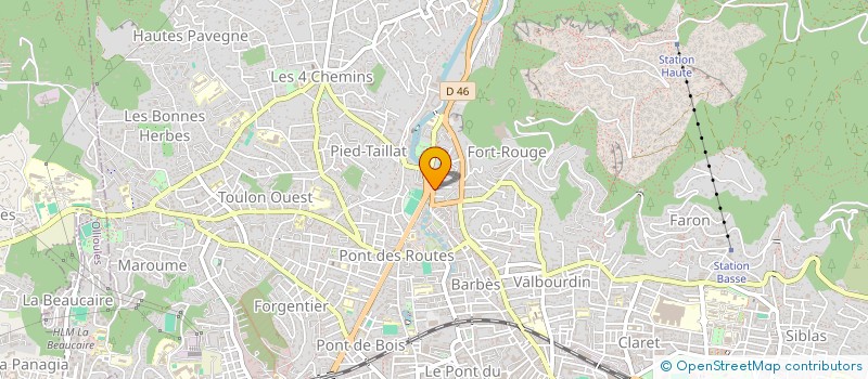 localisation de l'entreprise MONSIEUR EUGENE SANTIAGO  TOULON